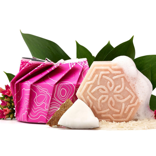 Viori Coconut Bliss Advanced Repair and Moisturizing Shampoo Bar - Made with Rice Water for Hair Growth - Handcrafted Sulfate Free Shampoo Beauty & Personal Care Viori