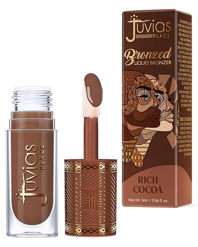 Juvia’s Place Bronzed Liquid Bronzer - Rich Cocoa - Liquid Bronzer for Face with Silky Blendable Texture - Buildable Coverage for Natural Contour Beauty & Personal Care Juvia's Place