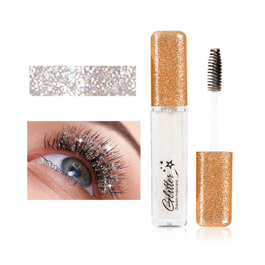 Colored Mascara: Waterproof, Long Lasting Sparkle Diamond - Smudge-proof, Lengthening, Defining, Curling, Volume - Color Glitter - Makeup Party Stage Beauty & Personal Care MIESCHER