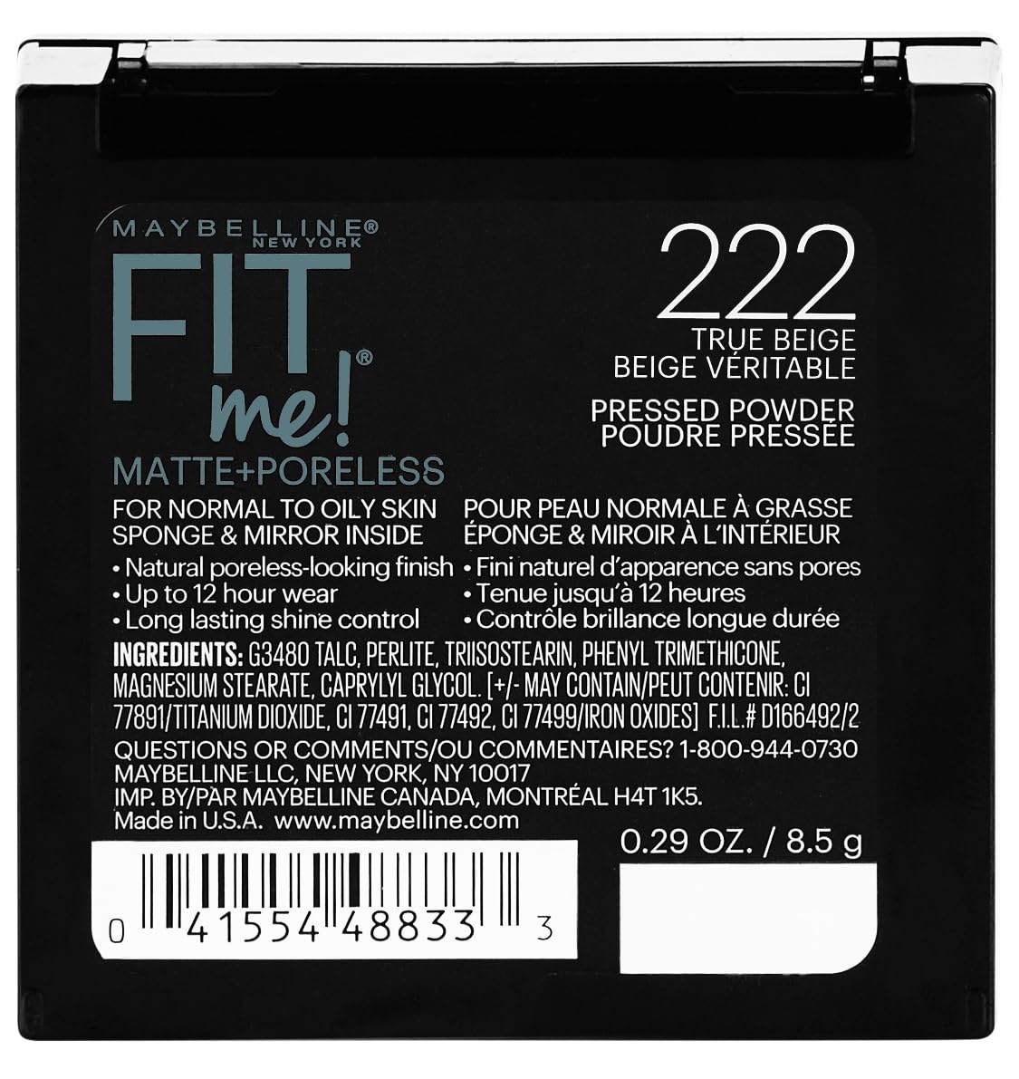 Myb Matt + Poreless Powder True Beige .30z Beauty & Personal Care MAYBELLINE