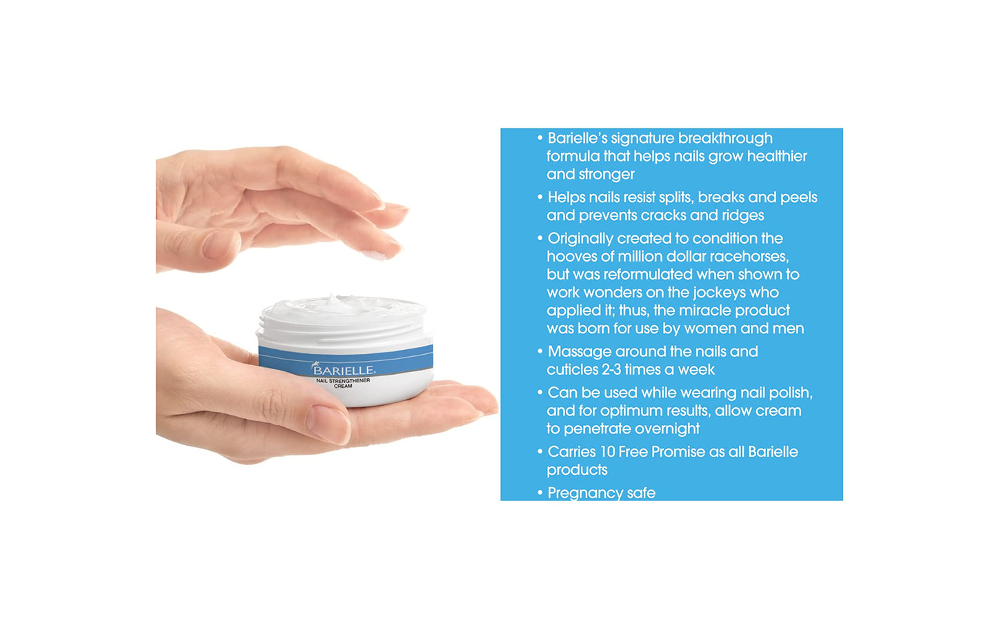 Barielle Travel Size Nail Stregthener Cream, 0.5-Ounces Tub Beauty & Personal Care BARIELLE