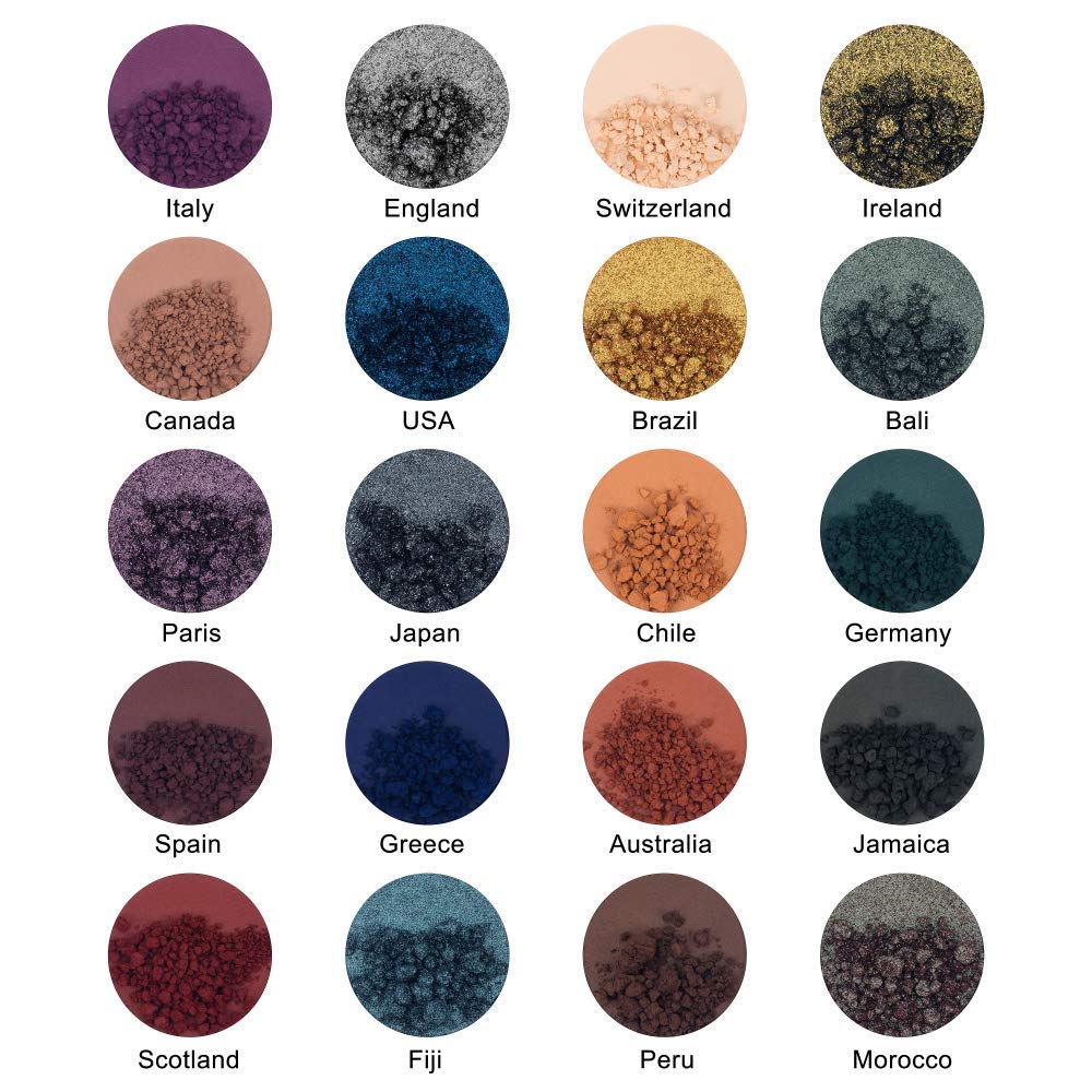 Lurella Cosmetics Adventurous 20 Color Eyeshadow Palette Beauty & Personal Care Lurella