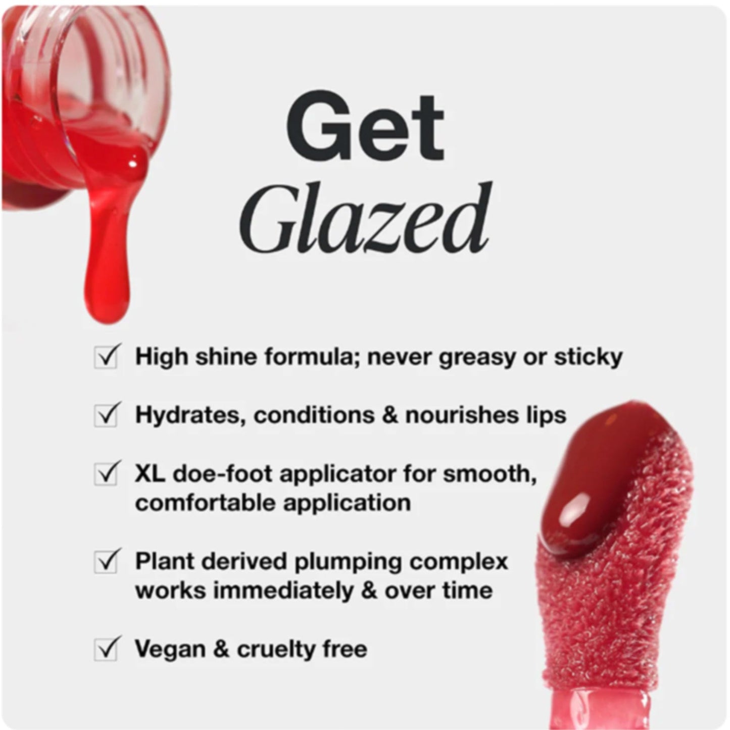 Innbeauty Project Glaze Lip Oil Cookie, Hydrating Vegan Lip Oil Gloss Hybrid, 0.2 OZ Beauty & Personal Care Innbeauty Project