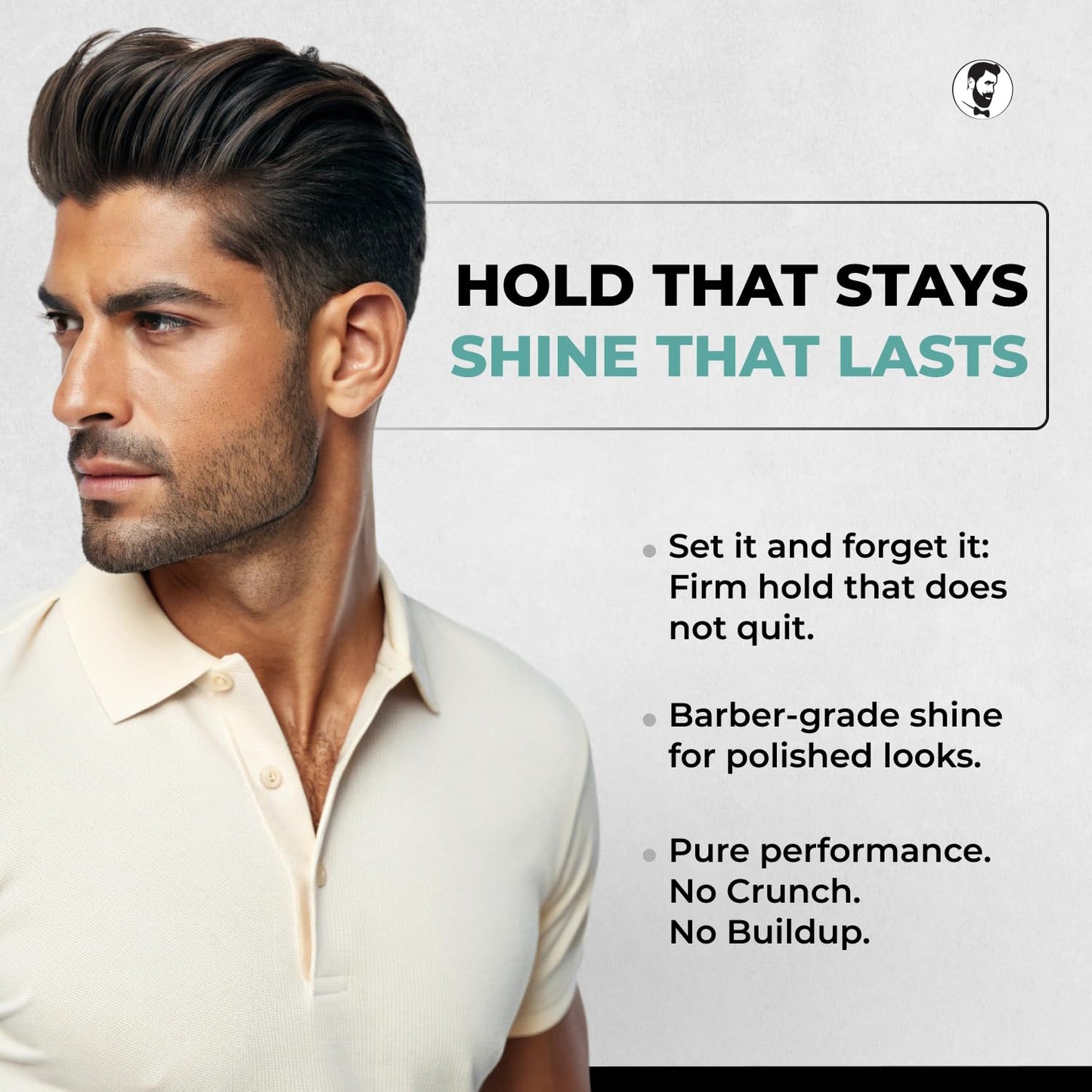 Gentlemen Republic 16oz Refined Hair Gel w/Pump - Professional Formula for 24 Hour Shine and Hold, Humidity Resistant, 100% Alcohol-Free and Never Beauty & Personal Care Gentlemen Republic