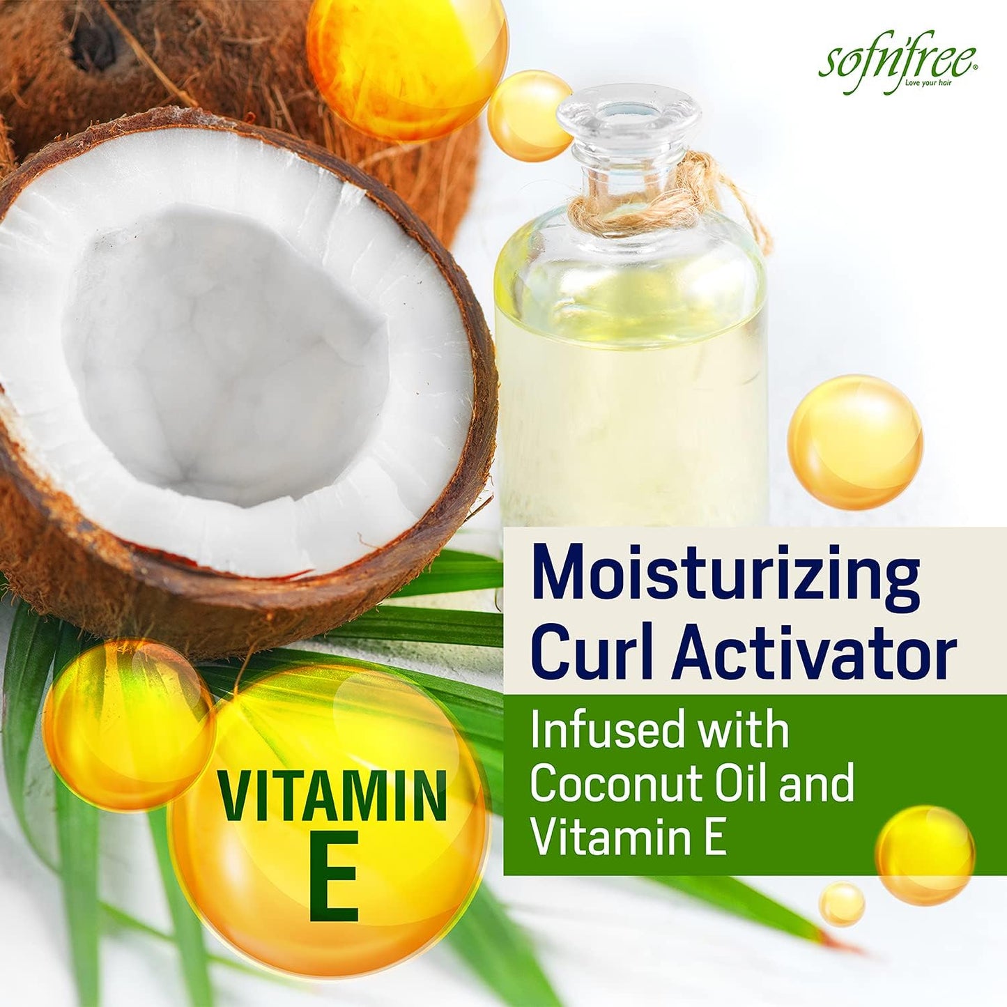 Sofn’Free Moisturizer & Curl Activator Lotion - Curl Defining Formula for Multicultural Curls, Soft Waves, Shine, Frizz Control for Natural Textures Beauty & Personal Care SOF N' FREE