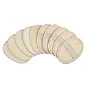 10-Pack Exfoliating Loofah Sponge Pads - Natural Luffa & Terry Cloth, Body Scrubbers for Shower & Bath Mooerca 1 Beauty & Personal Care Mooerca