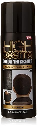 Salon Grafix High Beams Color Thickener Temporary Spray - Black for Unisex - 2.7 oz Hair Color Beauty & Personal Care Salon Grafix