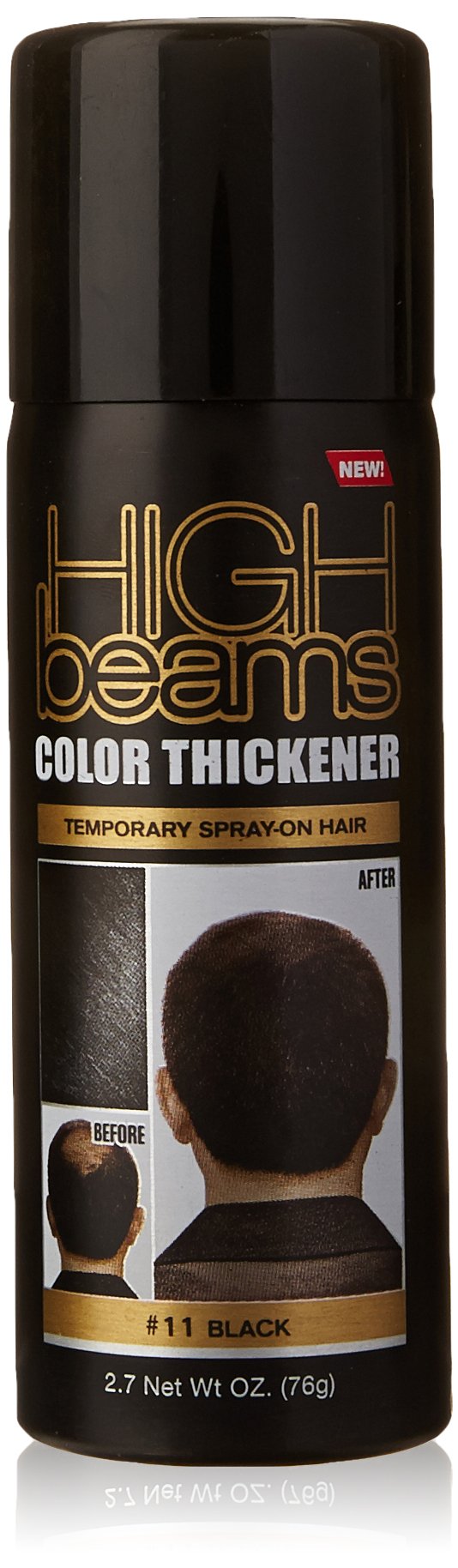 Salon Grafix High Beams Color Thickener Temporary Spray - Black for Unisex - 2.7 oz Hair Color Beauty & Personal Care Salon Grafix