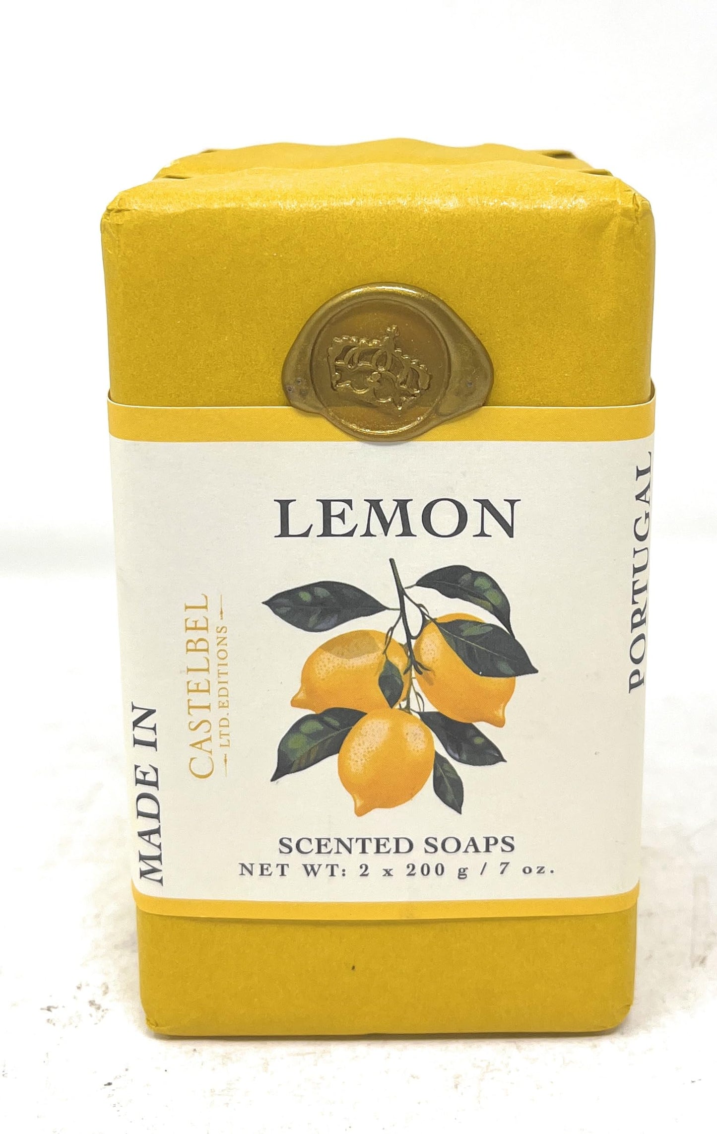 Castelbel Set of Lemon Fragranced Luxury Soap, (2) 7-Ounce Bars Beauty & Personal Care Castelbel