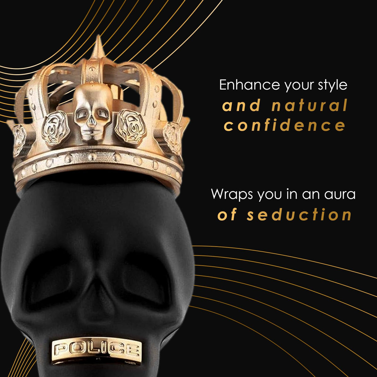 To Be The King By Police For Men - Light Long Lasting Top Men's Cologne Spray Elixir Bottle - A Royal And Ultra-Fresh Male Fragrance Eau De Toilette Beauty & Personal Care Police