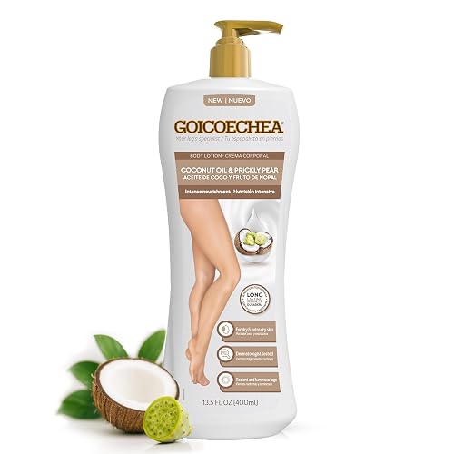 Goicoechea Intense Nourishment Body Lotion with Coconut Oil & Prickly Pear | Womens Lotion for Dry Skin, Body Cream and Moisturizer for Dry Skin Beauty & Personal Care Goicoechea