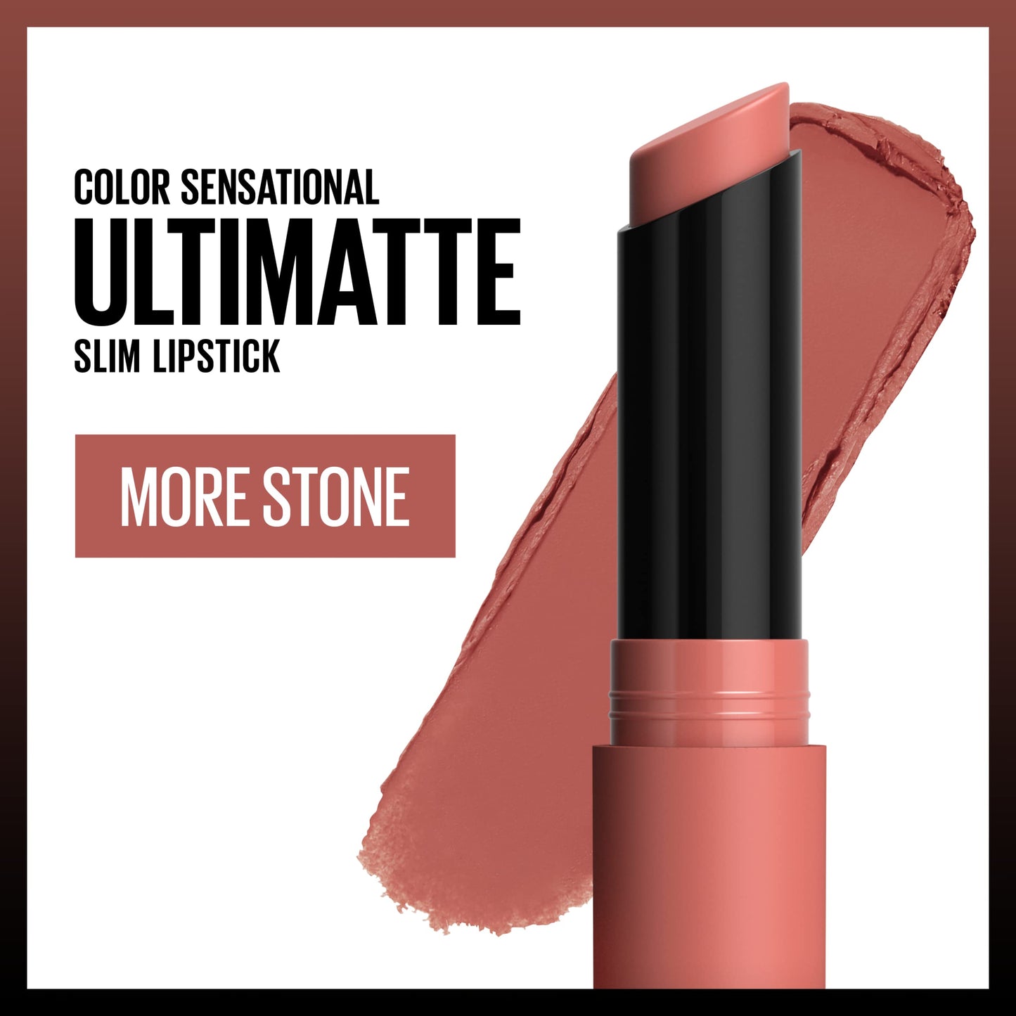 Maybelline Color Sensational Ultimatte Matte Lipstick, Non-Drying, Intense Color Pigment, More Stone, Rosey Mauve, 1 Count Beauty & Personal Care MAYBELLINE