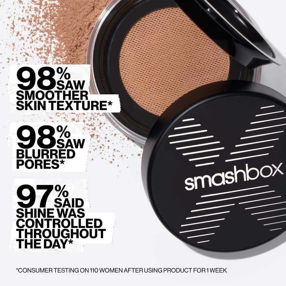 Smashbox Always on Loose Setting Powder | Blurring Translucent Oil-Controlling Setting Powder that Sets Makeup All Day with a Natural-Looking Matte Beauty & Personal Care Smashbox
