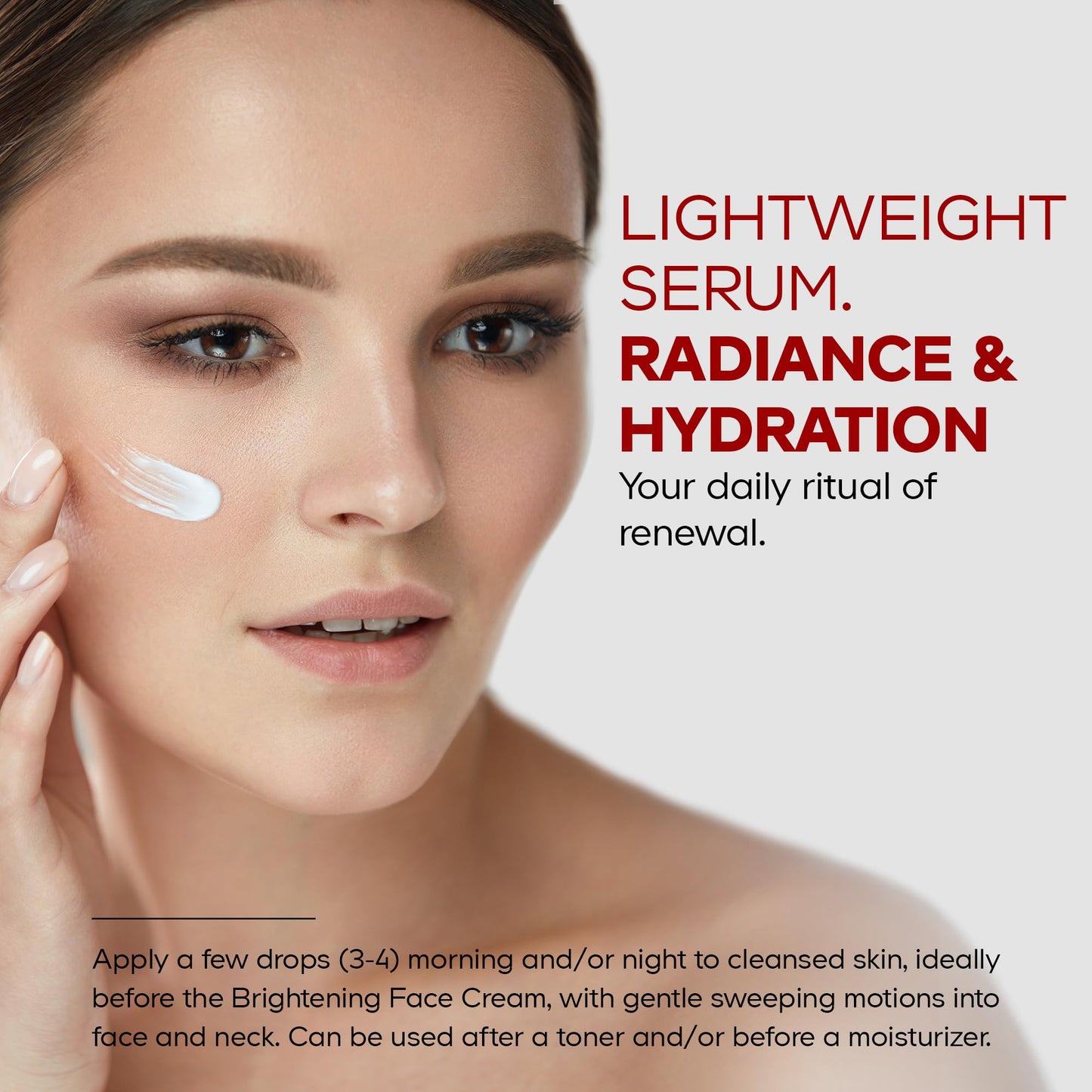 Maison Rouge Brightening Face Serum by Codeage - Glutathione Serum, Vitamin C, E, Hyaluronic Acid, Collagen - Radiance Enhancing - Parabens Beauty & Personal Care Codeage