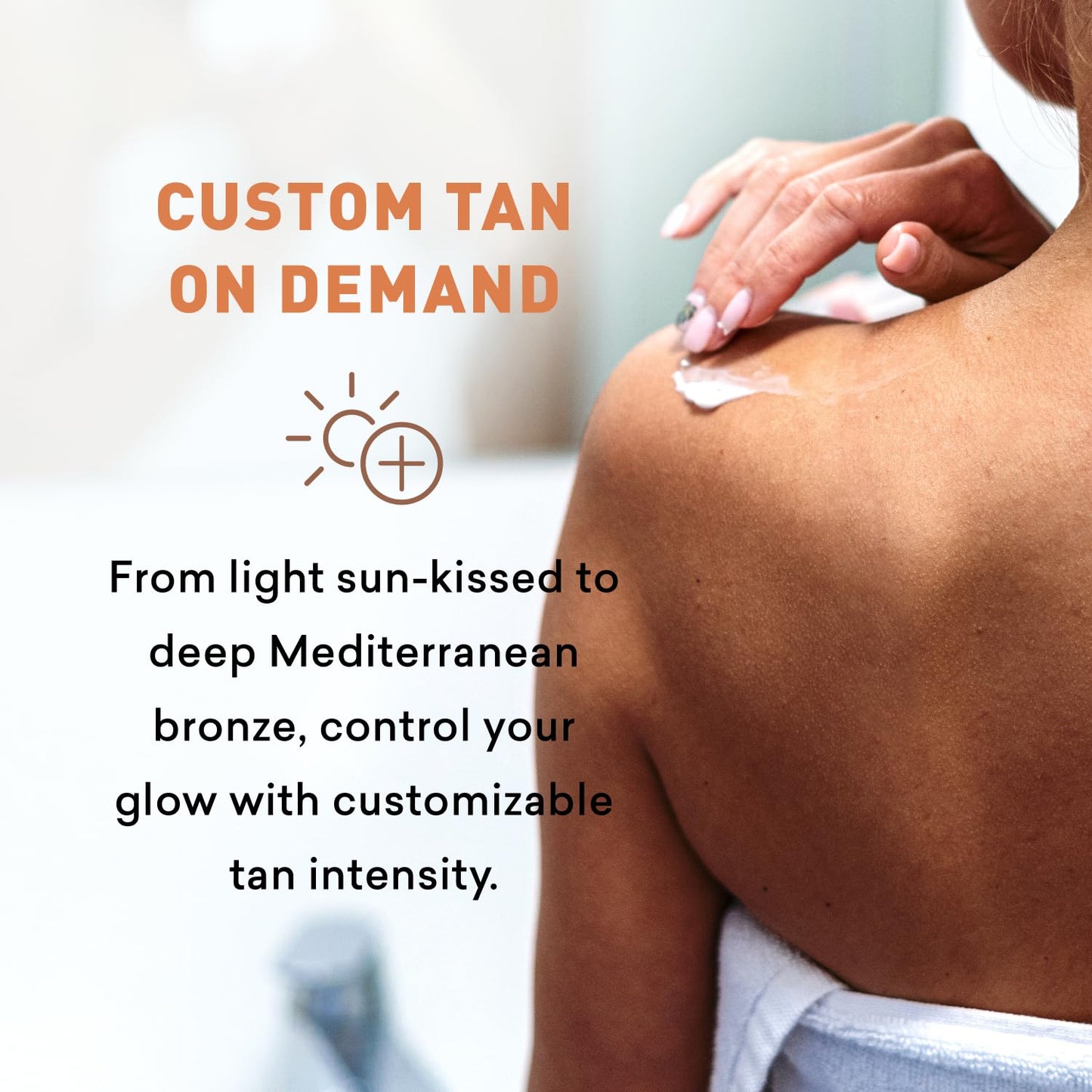 Sunless Tanning Lotion | Anti-Aging Self-Tanner | Body Tanning | Sun Kiss Glow Bronze Finish | Bronzer Lotion For All Skin Types | Just Nutritive | 8 Beauty & Personal Care Just Nutritive