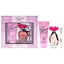 GUESS Girl Eau de Toilette 3 Piece Gift Set - Perfume Spray 3.4 Fl. Oz., Travel Spray 0.5 Fl. Oz., & Body Lotion 6.7 Fl. Oz Beauty & Personal Care GUESS