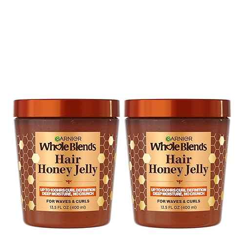 Garnier Whole Blends Hair Honey Jelly for Defining Waves and Curls, Hair Gel for Up to 100HRs Curl Definition, Frizz Control and Deep Moisture, 13.5 Beauty & Personal Care Garnier