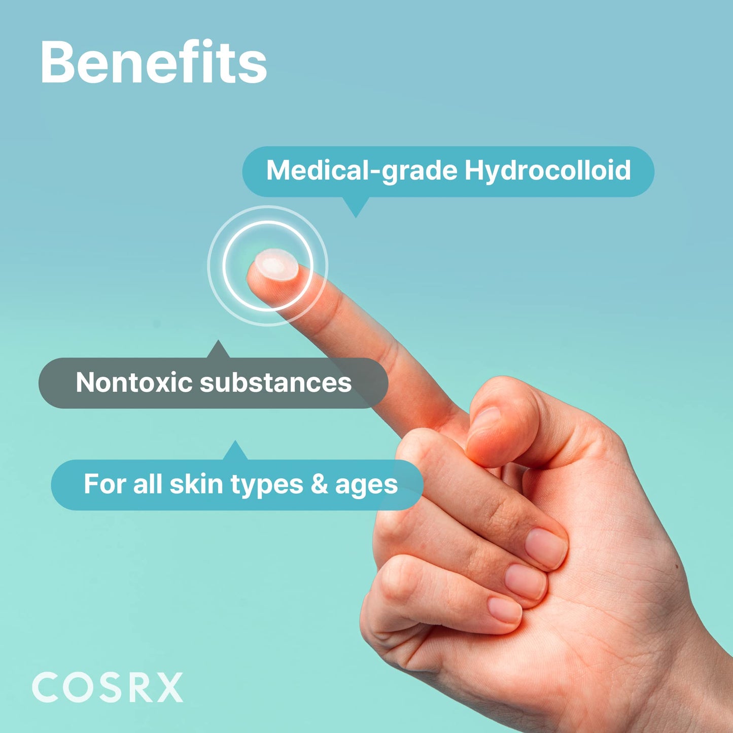 COSRX Acne Pimple Patch Absorbing Hydrocolloid Original 3 Size Patches for Zits Cover, Spot Stickers for Face and Body, Stocking Stuffers, Holiday Beauty & Personal Care COSRX