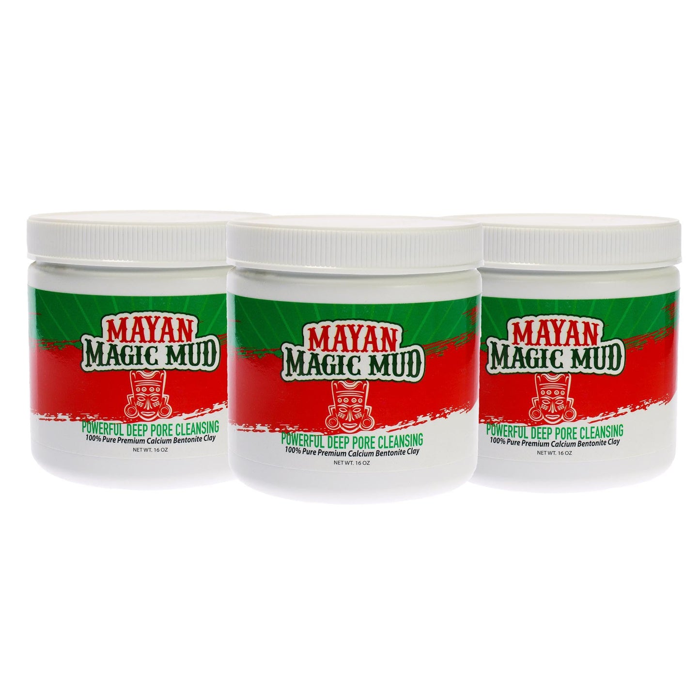 Mayan Magic Mud- Premium Indian Healing Clay- Powerful Deep Pore Cleansing Facial and Body Mask- 100% Pure Calcium Bentonite Clay- Treat Acne Beauty & Personal Care Mayan Magic Mud