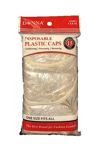 Donna Collection Disposable Plastic Cap, 15 Count Beauty & Personal Care Donna Collection