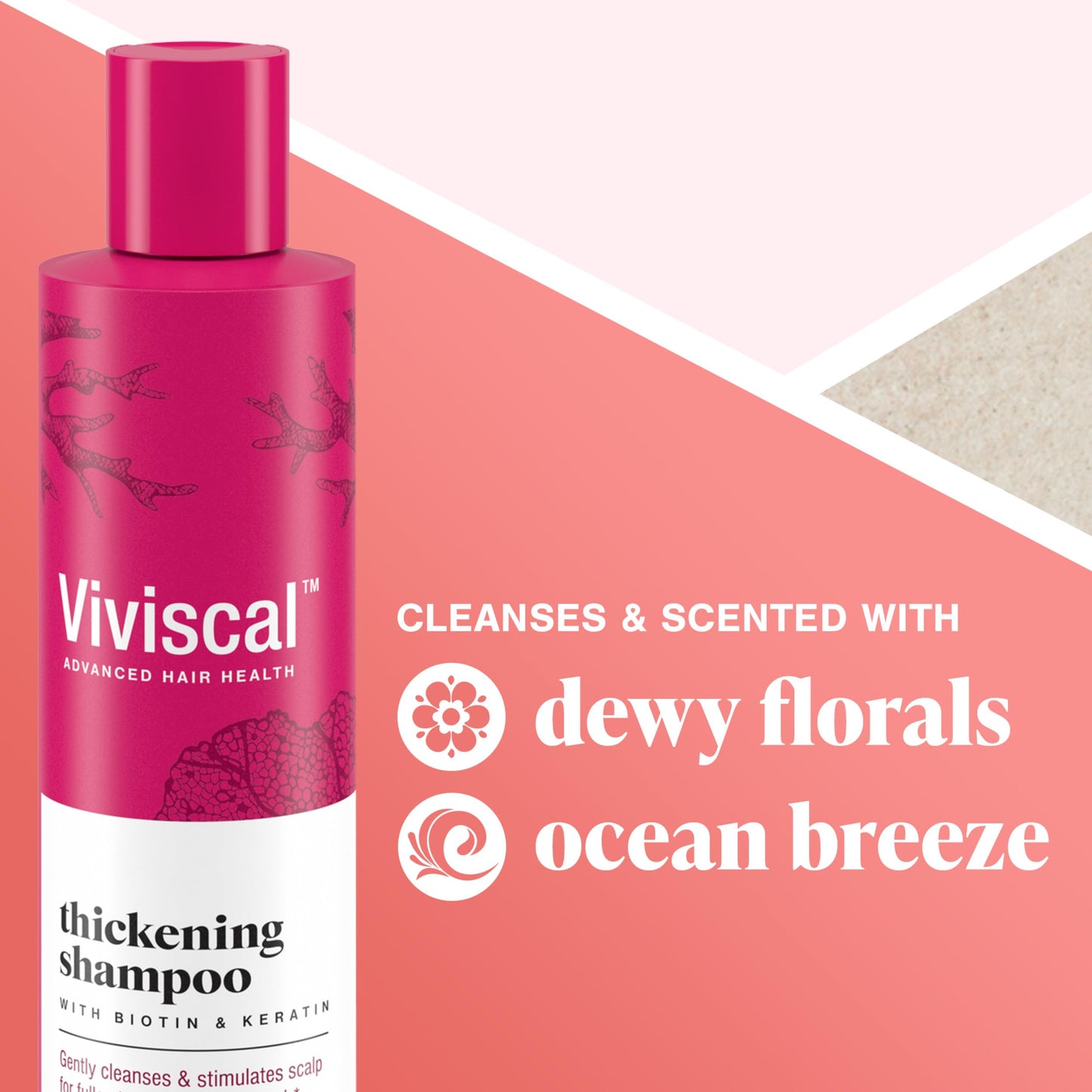 Viviscal Thickening Shampoo, Formulated With Biotin And Keratin, Fortified With Marine Collagen And Seaweed Extract, Strengthens And Reduces Breakage Beauty & Personal Care Viviscal