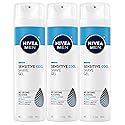 NIVEA MEN Sensitive Cooling Shave Gel with Chamomile and Seaweed Extracts, 3 Pack of 7 Oz Cans Beauty & Personal Care NIVEA MEN