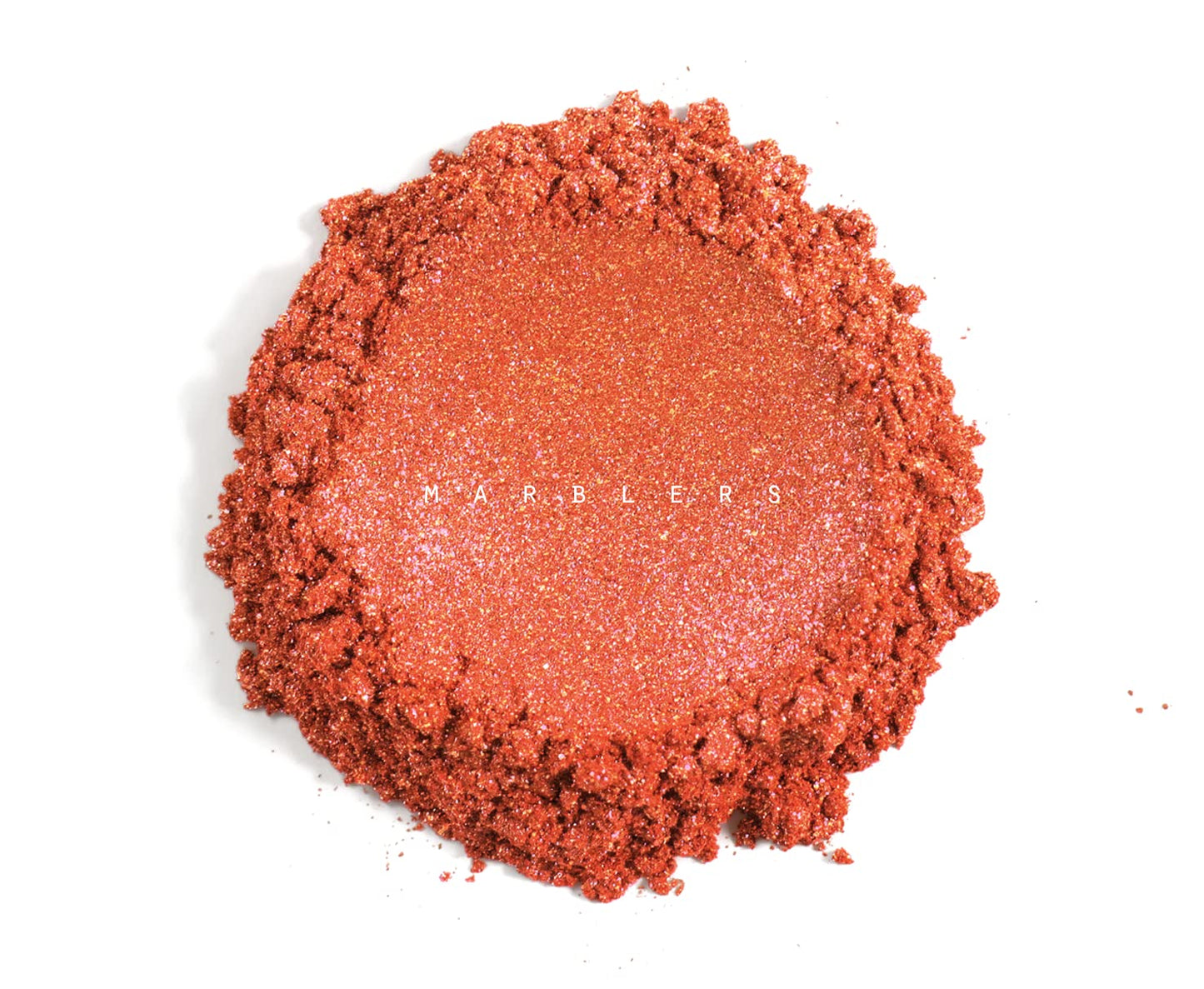 MARBLERS Chunky Natural Mica Powder [Blood Orange Pearl] 0.11oz (3g) | Highly Pigmented | Non-Toxic, Vegan, Cruelty-Free | Eyeshadow, Body Butter Beauty & Personal Care MARBLERS