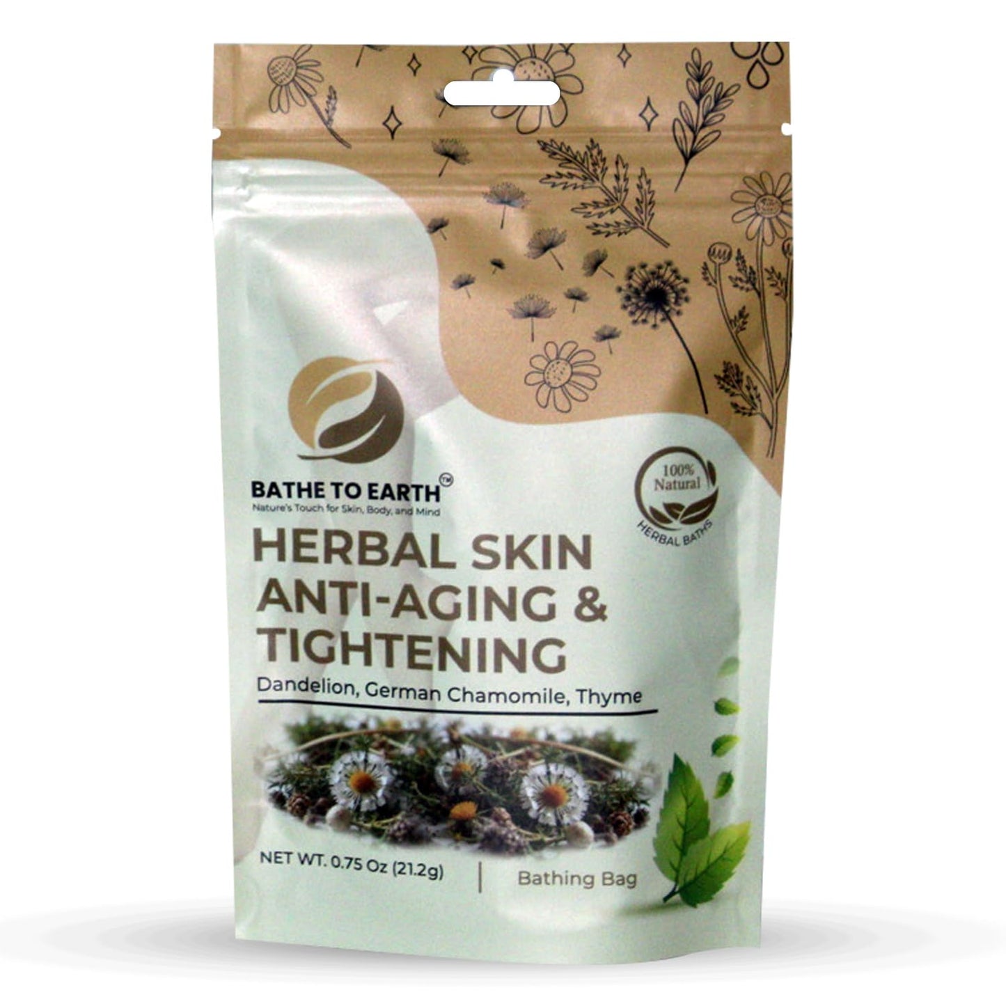 BATHE TO EARTH Herbal Bath Sets (Herbal Skin Anti-Aging & Tightening) Beauty & Personal Care BATHE TO EARTH