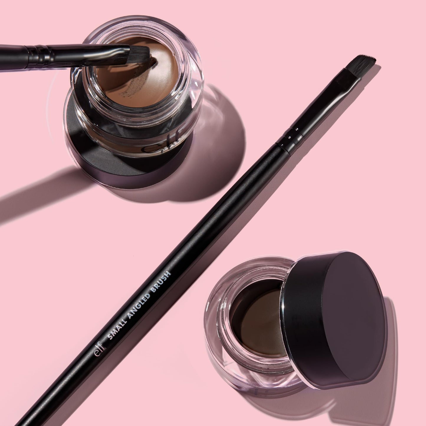 e.l.f. Lock On Liner And Brow Cream, Sculpts & Defines Eyebrows, Vegan & Cruelty-Free, Light Brown Beauty & Personal Care e.l.f.