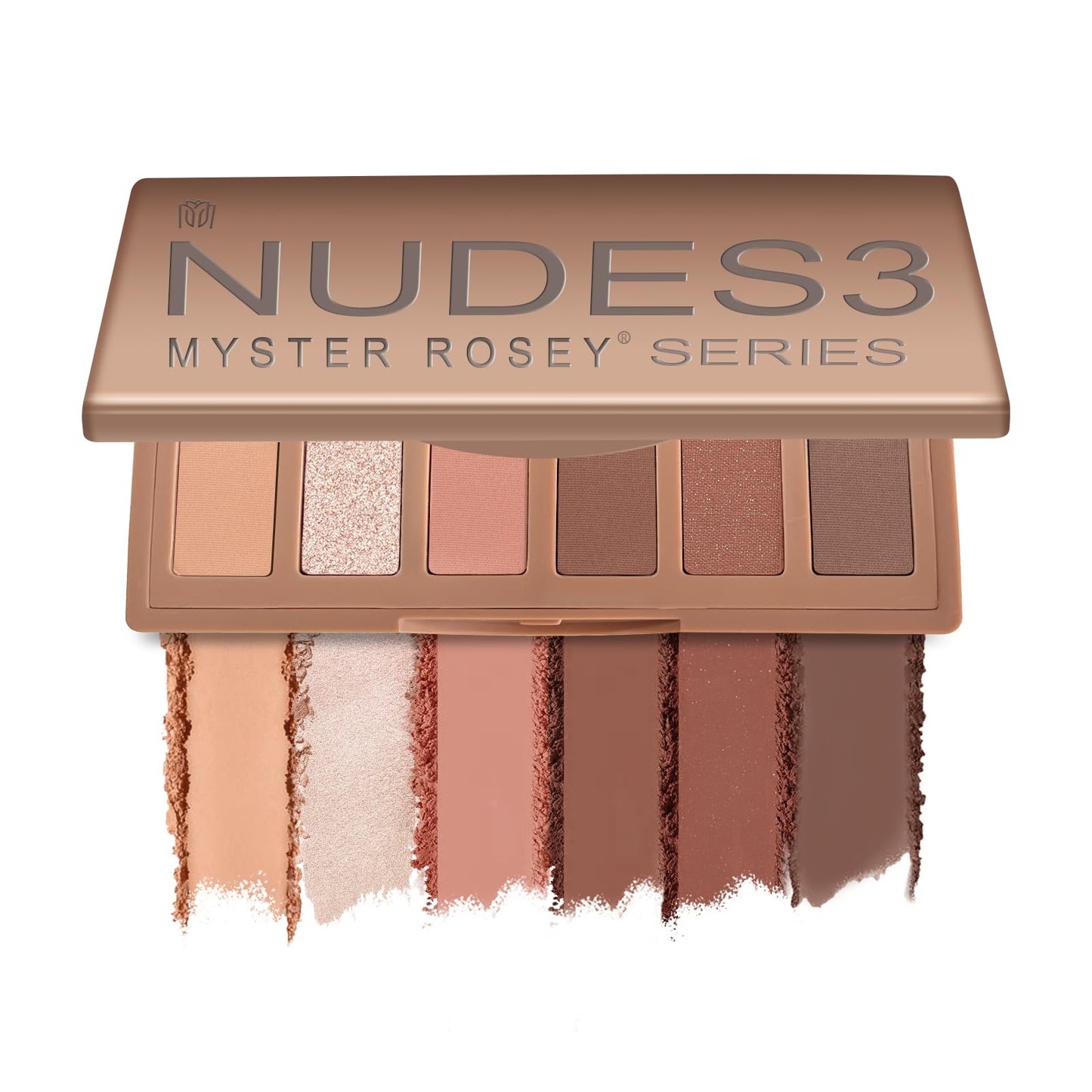 MYSTER ROSEY Nudes Series Mini Eyeshadow Palette, Velvety Matte&Satin Finish, 6 Nude Taupe & Brown Neutral Eye Shadows, Travel Friendly Size, Vegan Beauty and Personal Care MYSTER ROSEY Default Title