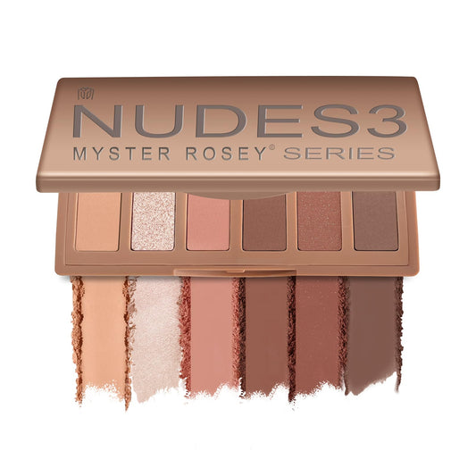 MYSTER ROSEY Nudes Series Mini Eyeshadow Palette, Velvety Matte&Satin Finish, 6 Nude Taupe & Brown Neutral Eye Shadows, Travel Friendly Size, Vegan Beauty and Personal Care MYSTER ROSEY Default Title
