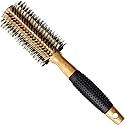 Sam Villa Signature Series Nylon & Boar Bristle Hair Brush Round Styling Brush Beauty & Personal Care Sam Villa