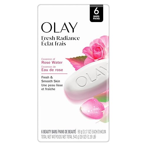 Olay Beauty Bar, Fresh Radiance, Nourishing & Refreshing Formula, Pampering for Smooth & Gentle Skin, Vitamin B3 Complex, Essence of Rose Water Scent Beauty & Personal Care Olay