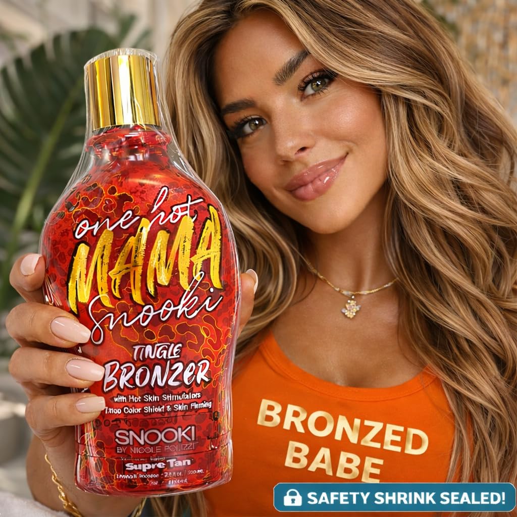 Snooki One Hot Mama Tingle bronzer with Hot Skin Stimulators, Tattoo Color Shield & Skin Firming 12oz Beauty & Personal Care Supre
