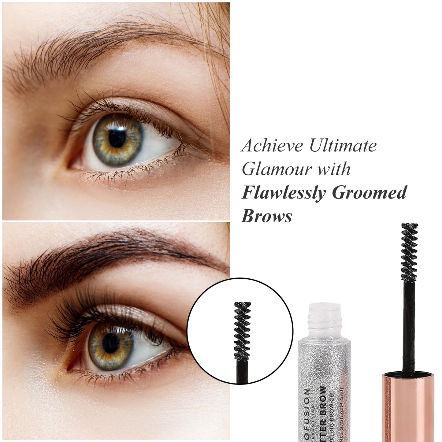 Profusion Cosmetics Written in the Stars Sparkling Eye Brow Gel, Raise Your Brows, Sparkle with Radiance, and Achieve Ultimate Glamour… Beauty & Personal Care Profusion Cosmetics