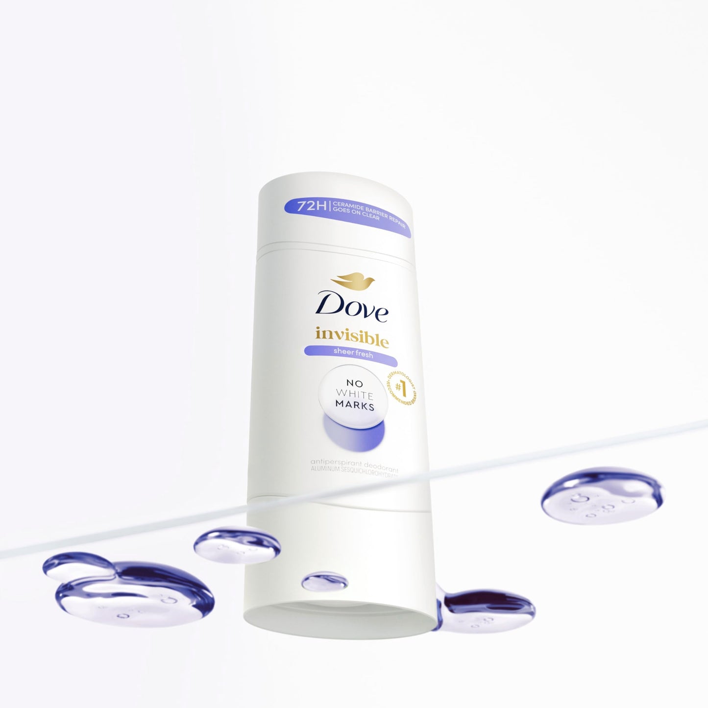 Dove Advanced Care Antiperspirant Deodorant Stick Sheer Fresh for Soft, Resilient Skin, with No White Marks & 72-Hour Sweat & Odor Protection, 2.6 oz Beauty and Personal Care Dove
