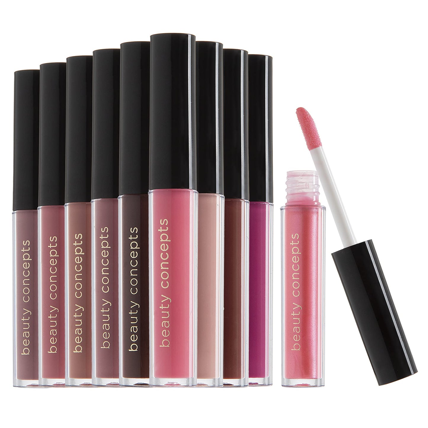 Beauty Concepts Lip Gloss Collection - Shimmering, Glossy Lip Makeup Set for a Radiant Finish, Neutral Beauty & Personal Care B.C BEAUTY CONCEPTS