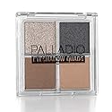 Palladio Eyeshadow Quads, Velvety Pigmented Blendable Matte, Metallic & Shimmer Finishes, Creamy Formula, Four Way Quad Eye Shadow Palette, Talc-Free Beauty & Personal Care Palladio