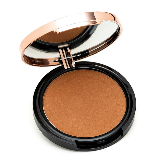 Kandi Koated Aura Romantic - Bronzing Powder in Rose Gold Case, Compact Bronzer by Kandi Burruss | Paraben-Free, Cruelty-Free | Vegan Formula | Beauty Beauty & Personal Care Kandi