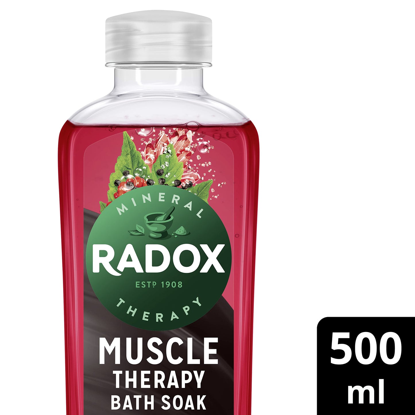 Radox Muscle Therapy Bath Soak with Black Pepper and Ginseng, 500ml Beauty and Personal Care Simple