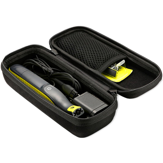 ProCase Hard Case for Electric Trimmer and Shaver, Travel Organizer Carrying Bag for QP2520 QP2530 QP2620 QP2630 -Black Beauty and Personal Care ProCase