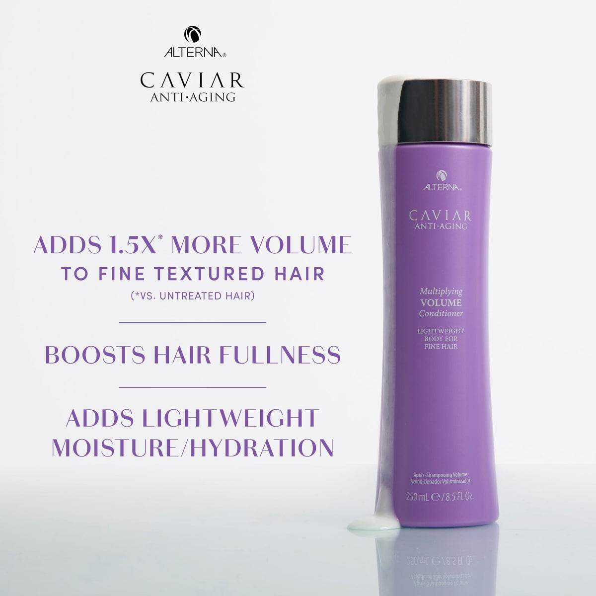 Alterna Haircare CAVIAR Anti-Aging Multiplying Volume Conditioner 16.5 Fl Oz | For Fine, Limp or Thin Hair | Create Instant Volume and Thickness | Beauty & Personal Care Alterna