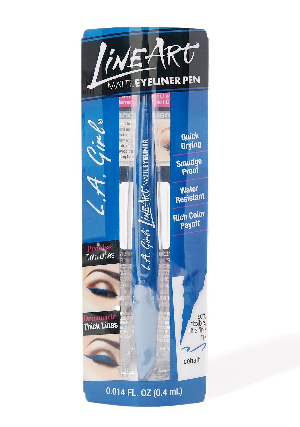 L.A. Girl Line Art Matte Eyeliner, Cobalt GLE714 Beauty & Personal Care L.A. Girl