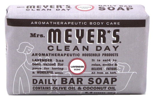 Mrs Meyers Bar Soap Lavender 5.3 Ounce (156ml) (2 Pack) Beauty & Personal Care Mrs. MEYER'S