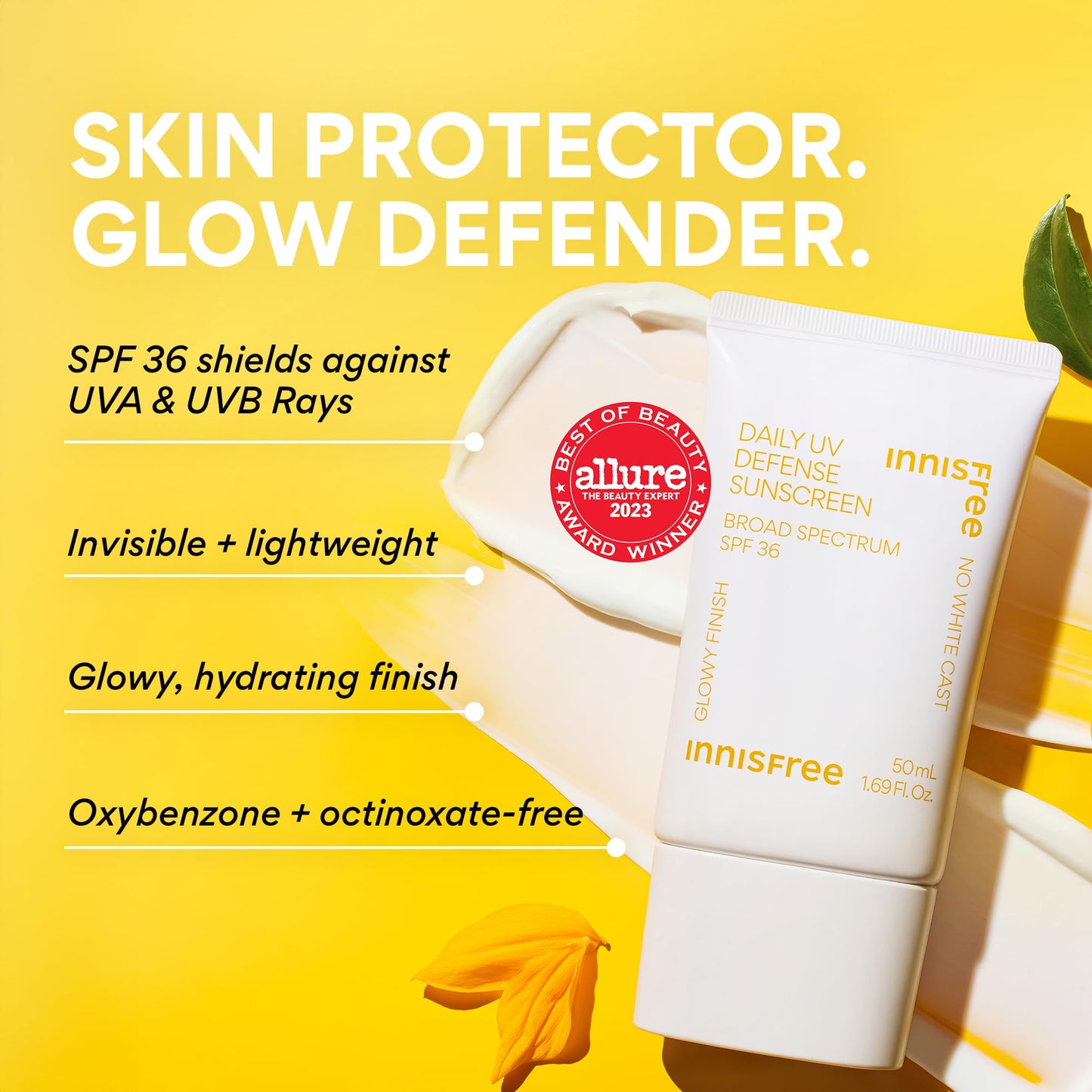 Innisfree Daily UV Defense SPF 36 - Korean Face Sunscreen, Invisible Finish, Broad Spectrum, No White Cast, Lightweight, Hydrating Beauty and Personal Care innisfree