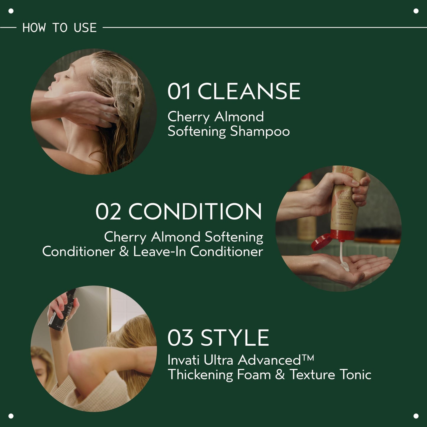 Aveda Cherry Almond Softening Conditioner | for Normal to Dry Hair | 98% Naturally Derived* | with Coconut Oil & Shea Butter | Silicone Free | Iconic Beauty & Personal Care Aveda