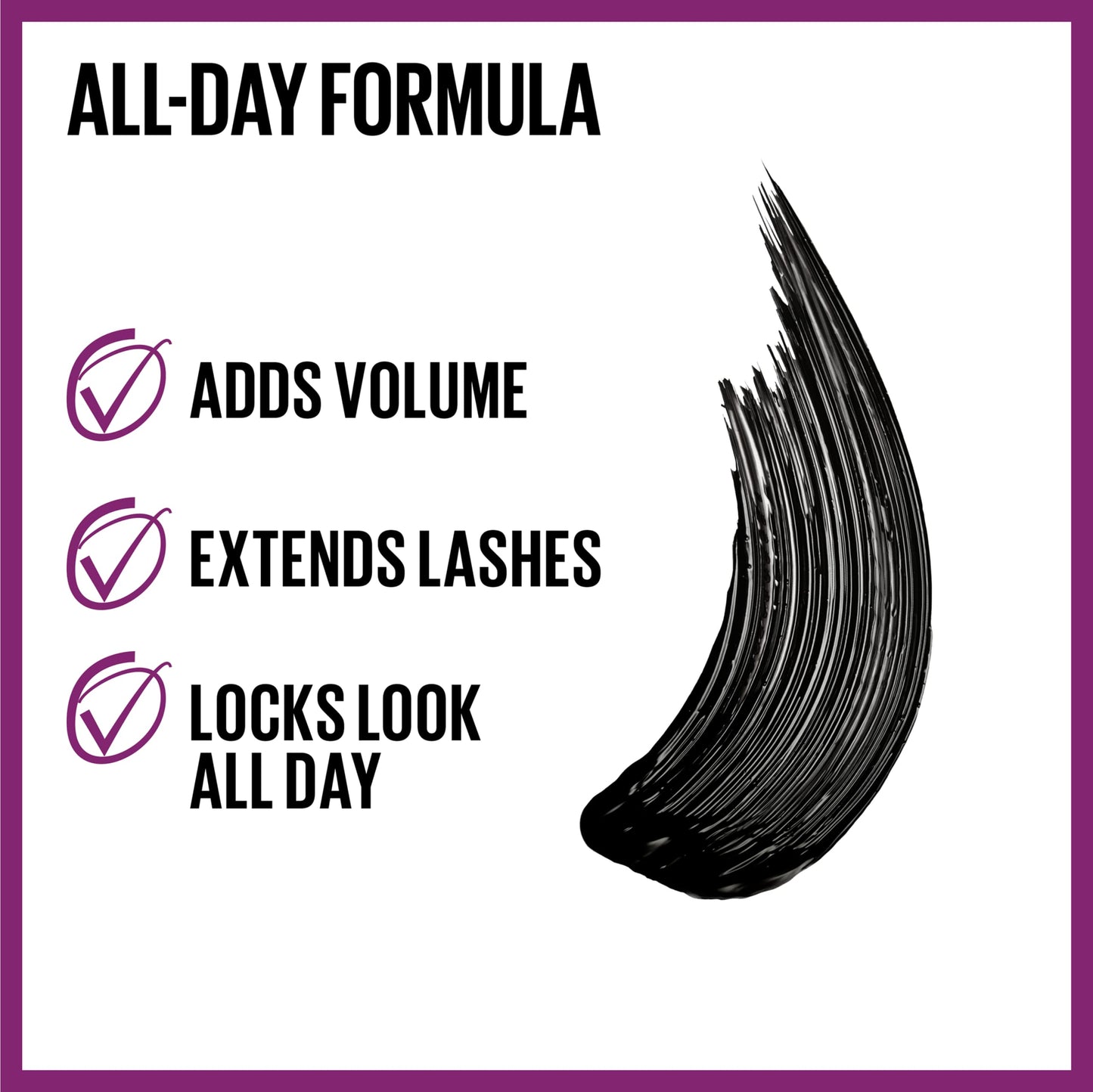 Maybelline The Falsies Lash Lift Waterproof Mascara Volumizing, Lengthening, Lifting, Curling, Multiplying, Eye Makeup, Very Black, 1 Count Beauty & Personal Care MAYBELLINE