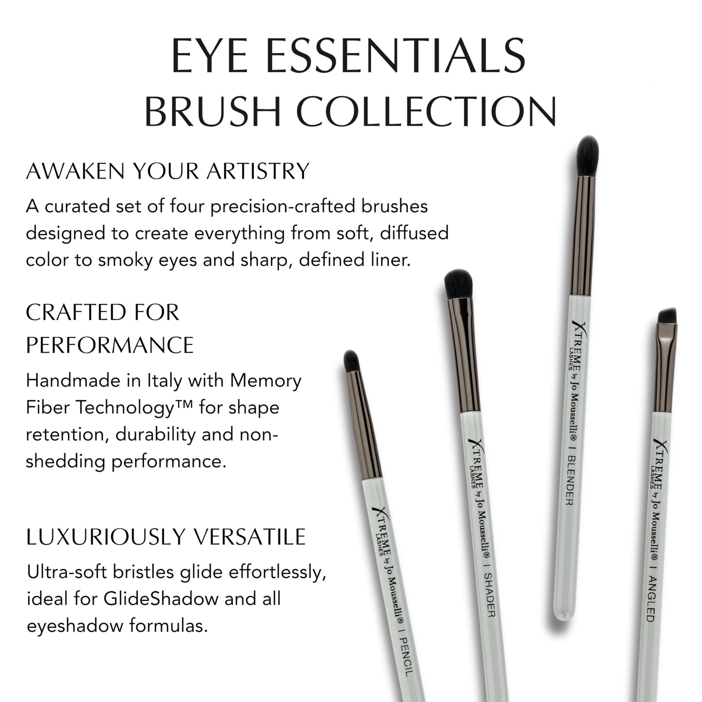 Xtreme Lashes Professional Blender Eye Makeup Brush, Gray, Blending Eye Brush for Seamless Eyeshadow Application, Lash Extension Safe, Hypoallergenic Beauty & Personal Care Xtreme Lashes