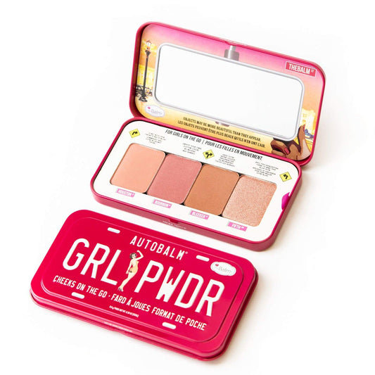 theBalm Autobalm Girl Powder Cheek Palette, Long Lasting Blush and Highlight Beauty & Personal Care theBalm