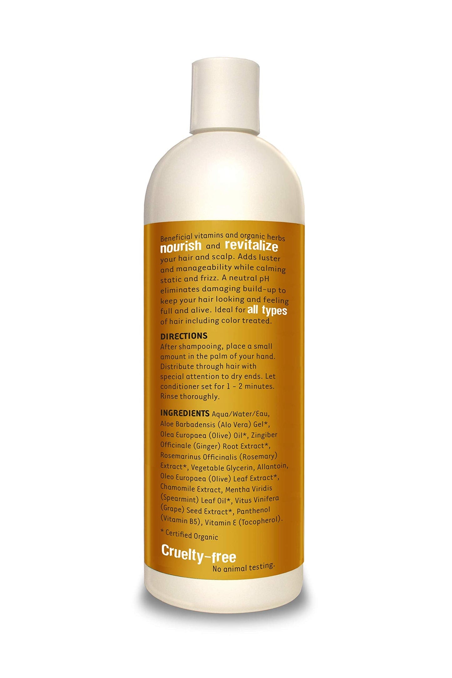Organic Excellence Wild Mint Shampoo and Conditioner Set Revitalizing Hair Therapy Beauty & Personal Care Organic Excellence